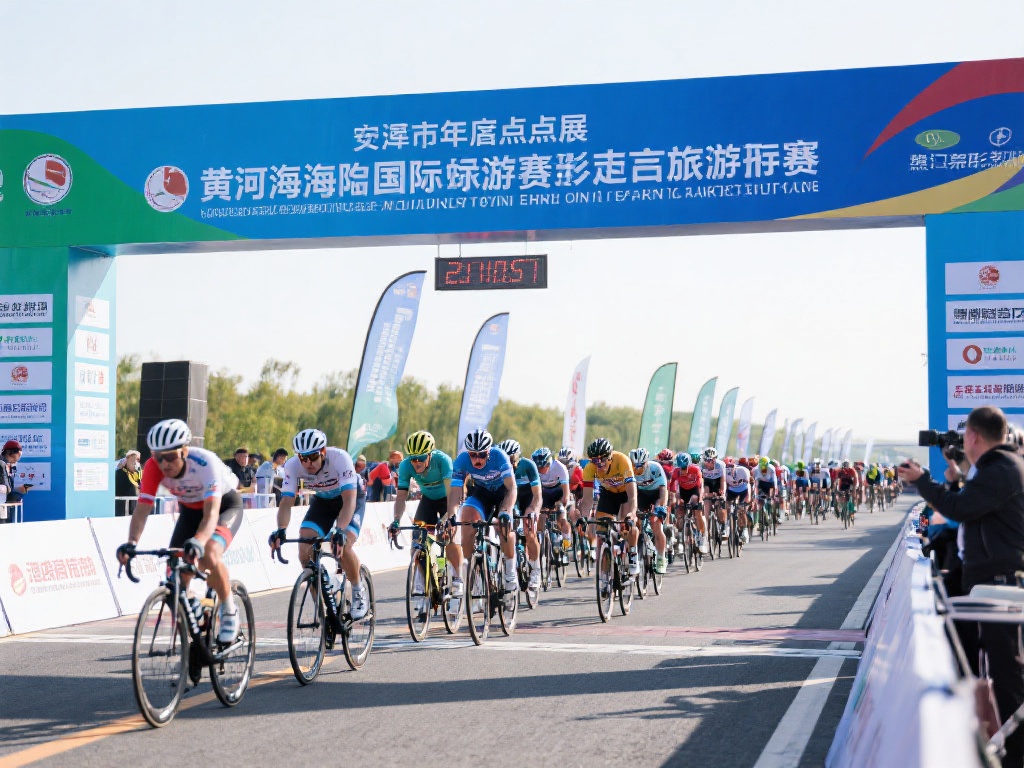2025黄河口国际公路自行车赛激情开赛 作为东营市的年度重点赛事之一,这次比赛不